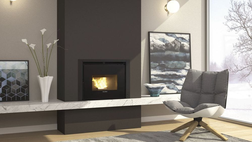 Comfort P70 Air Plus von Extraflame im Wohnraum