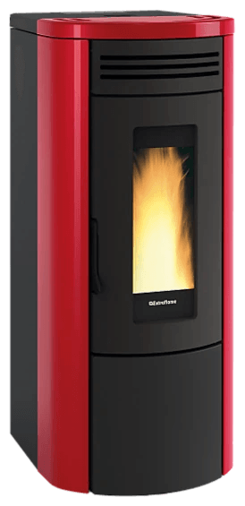 Costanza Idro 5.0 von Extraflame in Bordeaux, freigestellt