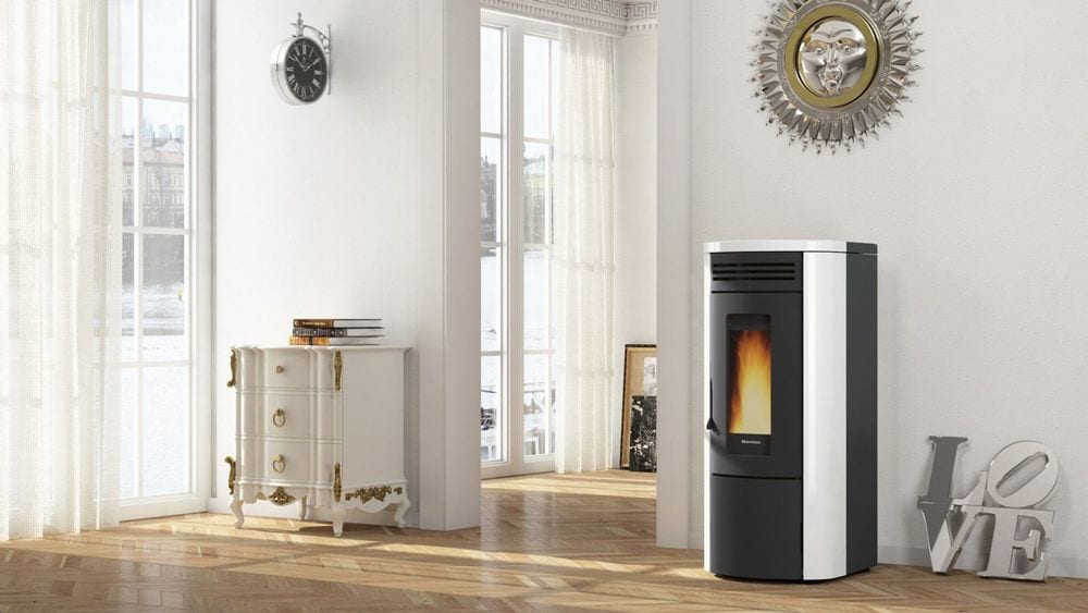 Costanza Idro 5.0 von Extraflame im Wohnraum