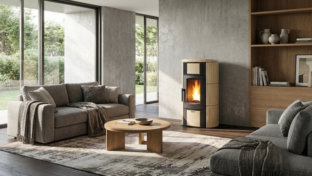 Iside Idro 5.0.16 von Extraflame im Wohnraum
