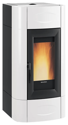 Isidora Idro H16 5.0 Evo von Extraflame in Weiss, freigestellt