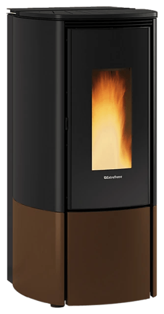 Katia 11 von Extraflame in Bronze, freigestellt