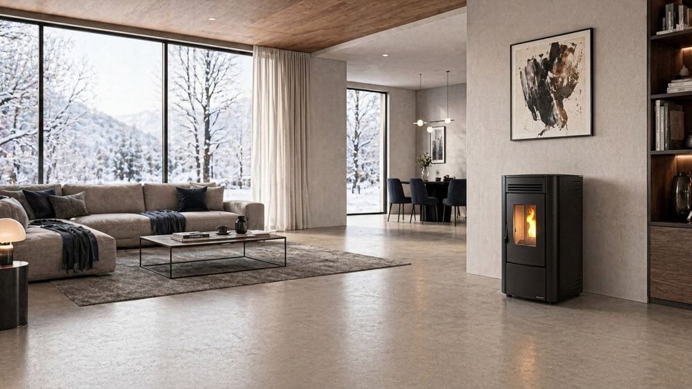 Ketty 5.0 von Extraflame im Wohnraum