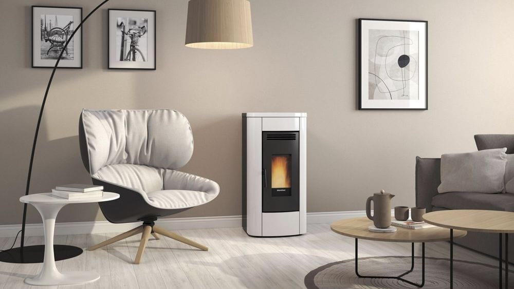 Klaudia Plus 5.0 Evo von Extraflame im Wohnraum