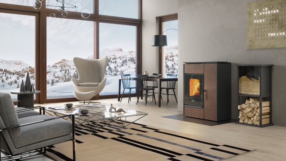 Margaret Gres von Extraflame im Wohnraum