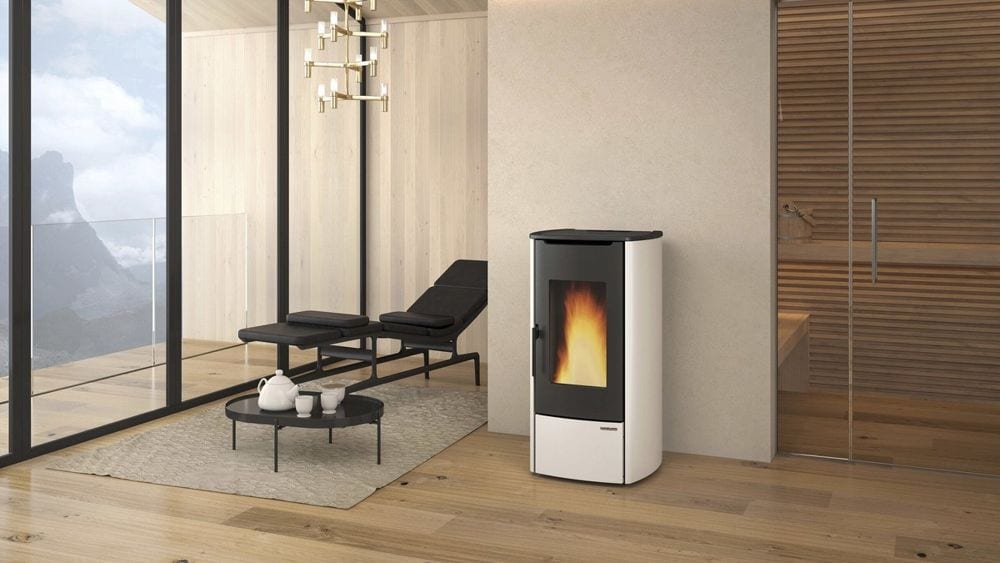 Marina Idro H11 von Extraflame im Wohnraum