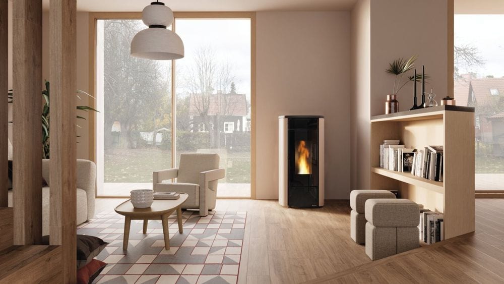 Miriana Idro H16 von Extraflame im Wohnraum
