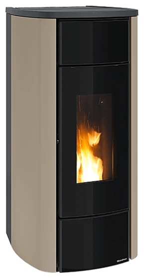 Miriana Idro H23 von Extraflame in Taupe Matt, freigestellt