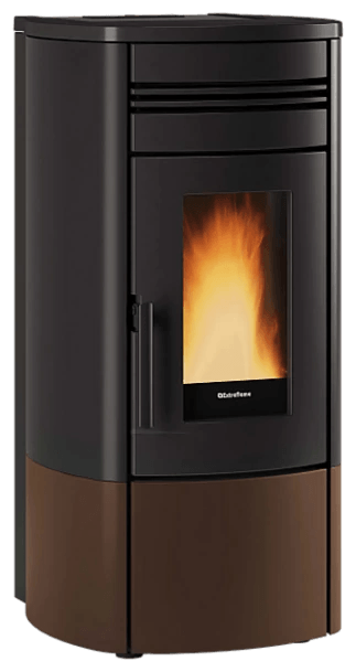 Noris Plus von Extraflame in Bronze, freigestellt