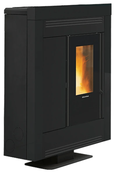 Souvenir Plus Steel 5.0 von Extraflame in Schwarz, freigestellt