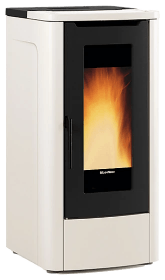 Teorema von Extraflame in Elfenbein, freigestellt