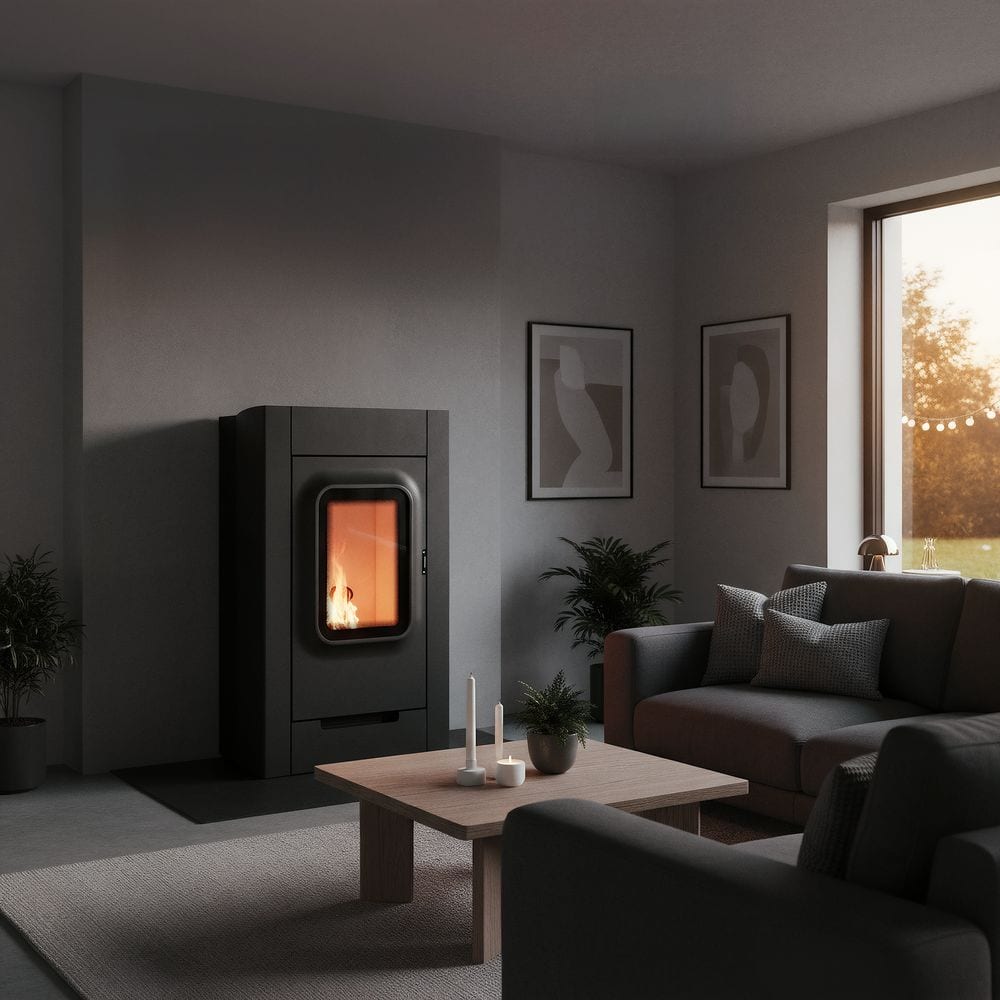 Ecomat 12 von Hark im Wohnraum