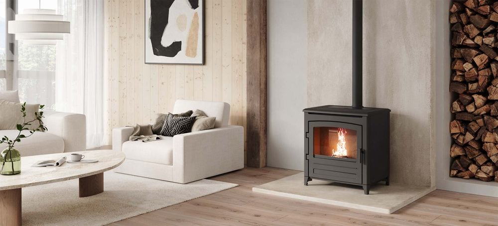Rocco 7-10 von Nordic Fire im Wohnraum